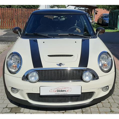 Set Autocolante Capota Carstickers Pl Pentru Mini Cooper R Negru