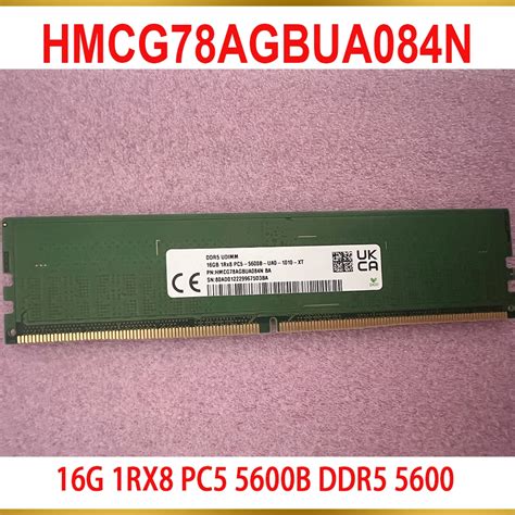 Mem Ria Hynix Desktop 16GB De RAM 1RX8 PC5 5600B DDR5 5600