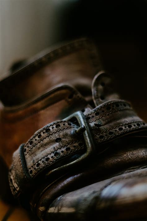 Men's Brown Leather Boat Shoes over Green Grass · Free Stock Photo