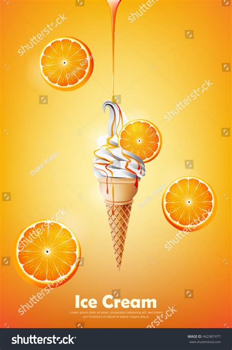 7107 Orange White Ice Cream Cone Images Stock Photos And Vectors