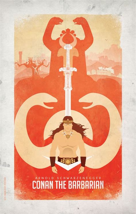 A Movie Poster For The Film Conan The Barbarin