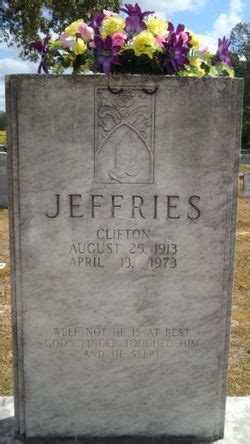 Clifton Jeffries 1913 1973 Mémorial Find a Grave