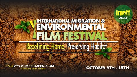 International Migration Environmental Film Festival A Virtual