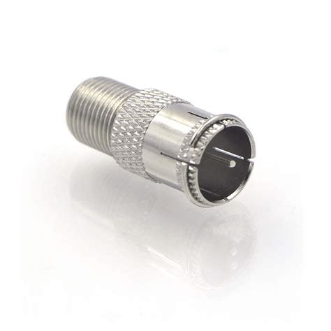 Coaxial Cable Quick Connector Quick Push On Male To F Type Female Coax Extender