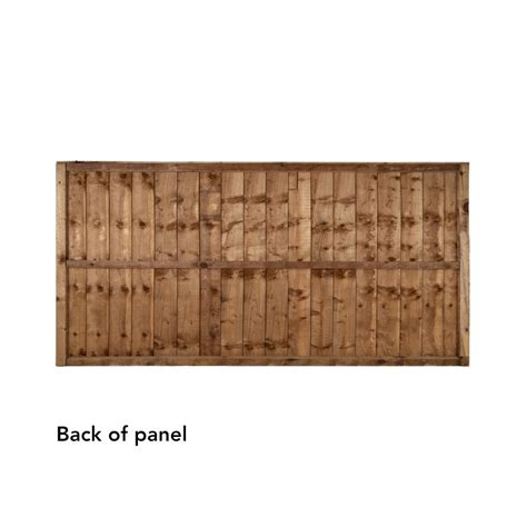 6ft X 3ft 1 83m X 0 93m Pressure Treated Brown Closeboard Fence Panel