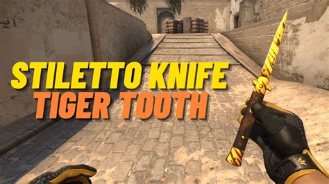 Stiletto Knife Tiger Tooth Csgo Skin Showcase Youtube