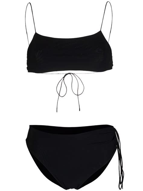 AMAZUIN Tie Detail Bikini Set Editorialist