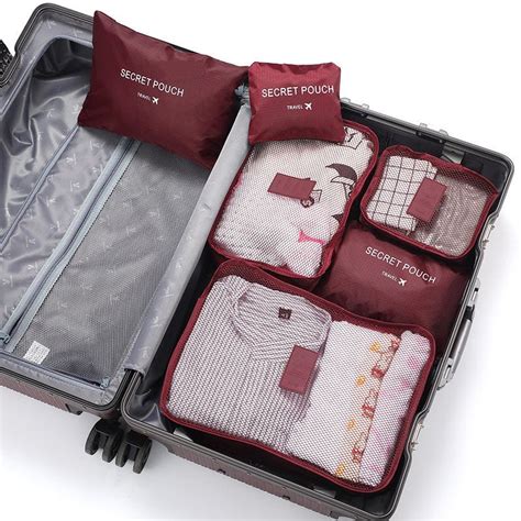 Organizers Travel Packing-6 Pieces - شنطة منظمة 6 قطع - شنطة رحالة - BackPacker Egypt