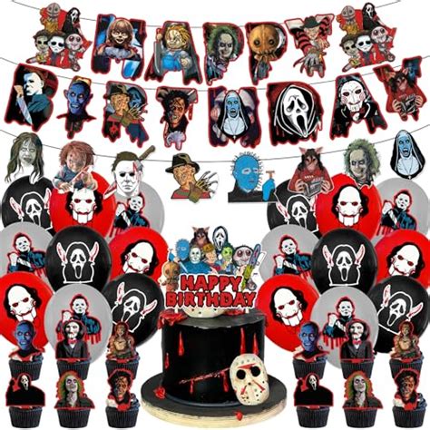 Horror Movie Birthday Party Decorations Horror Movie Classic Character