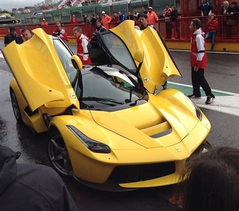 Yellow Ferrari LaFerrari At Finali Mondiali 2013 Nicolas Fuentes Flickr