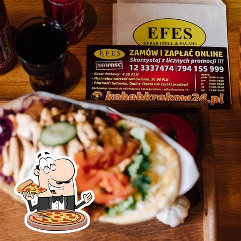 Efes Kebab fast food Kraków Basztowa 17 Restaurant menu and reviews