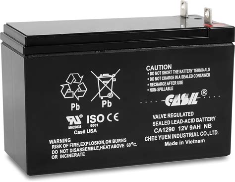 Casil 12v 9ah Generator Battery Compatible With Generac Generator Battery 6 Fm 9a