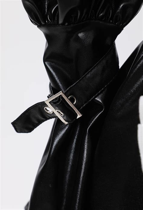 Fierce Fantasy Gothic Dark Maid Lingerie Set Gothic Lingerie Outfit Black Sexy Bodysuit With