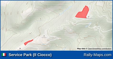 Service Park Il Ciocco Stage Map Rally Il Ciocco E Valle Del