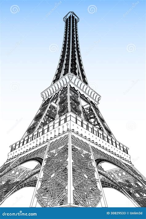 Eiffel Tower Vector Illustration