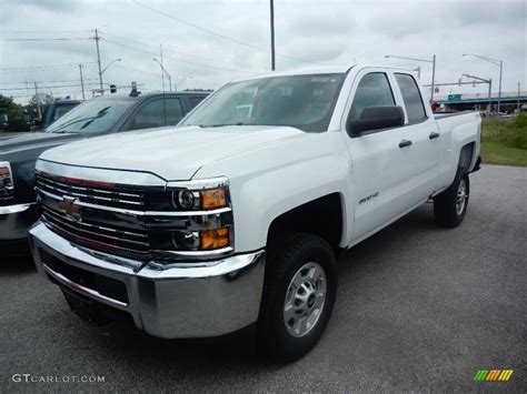 2018 Summit White Chevrolet Silverado 2500hd Work Truck Double Cab 4x4