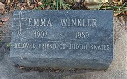 Emma Winkler Find A Grave Memorial