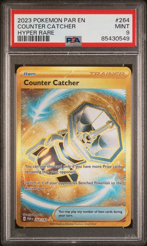 2023 Pokemon Par En Paradox Rift 264 Counter Catcher PSA 9 GameStop