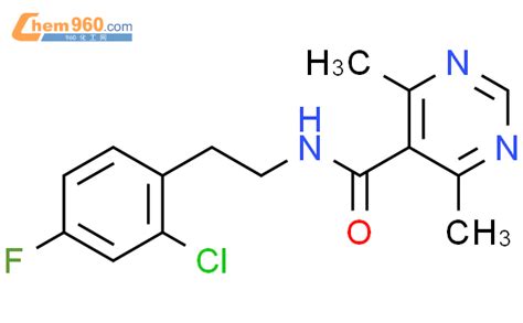 Pyrimidinecarboxamide N Chloro Fluorophenyl Ethyl