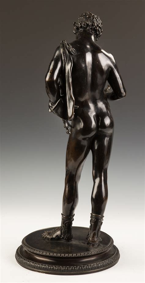 Sold Price: Bronze Sculpture of Greek Male Figure - September 6, 0116 ...