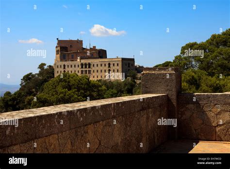 Kloster Santuari De Sant Salvador Stockfotos Und Bilder Kaufen Alamy