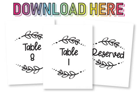 Free Printable Reserved Table Sign Template Discounts Shop | www.gf ...