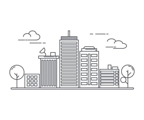 Building Outline Vector Art, Icons, and Graphics for Free Download