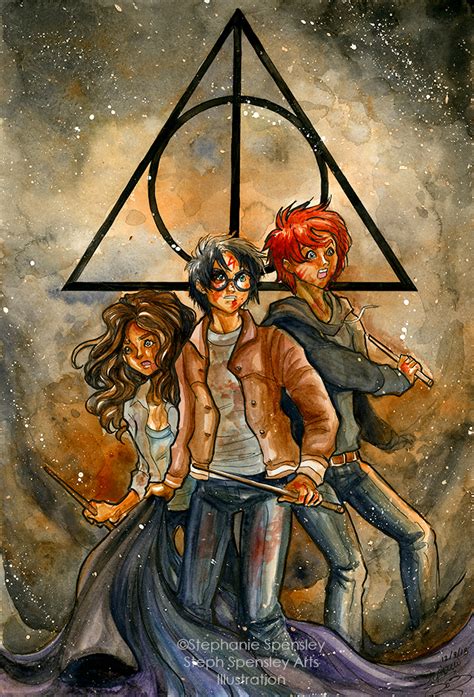 Harry Potter and the Deathly Hallows Illustration :: Behance