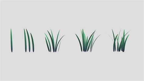 Stylized Grass Download Free 3d Model By Nicosama Firdaussahak [3a5a5c5] Sketchfab