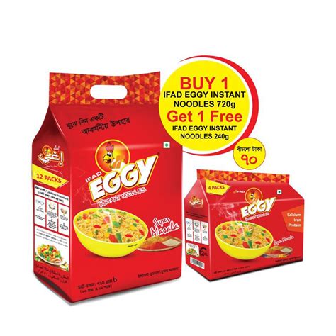 Ifad Eggy Super Masala Instant Noodles Buy 1 Get 1 Free Noodles 240 Gm