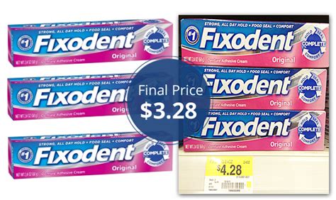 Fixodent Only 328 At Walmart The Krazy Coupon Lady