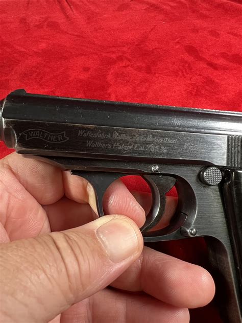 Sold Ultra Rare Nazi Ss Rsha Issue Walther Ppk Pistol Late War