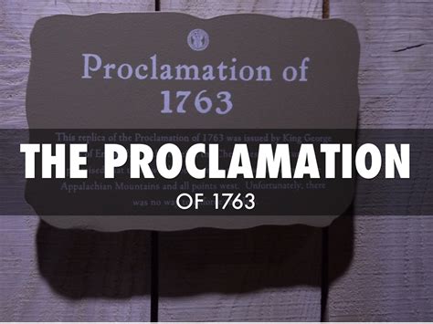 The Proclamation Of 1763 by Alondra C