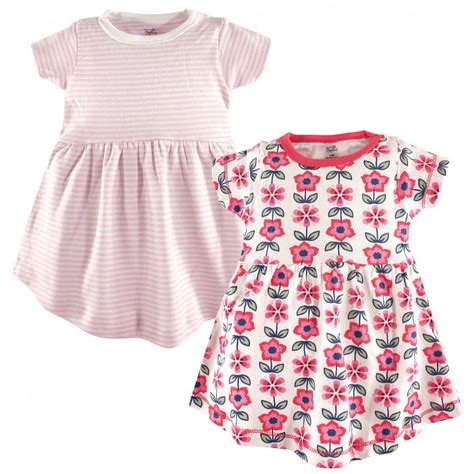 Touched by Nature Baby and Toddler Girl Organic Cotton Short-Sleeve