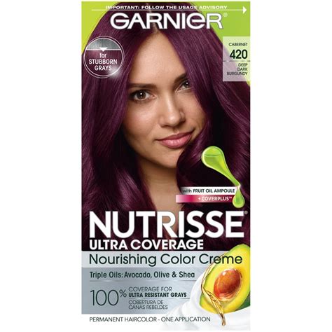 Garnier Nutrisse Ultra Coverage Nourishing Hair Color Creme Cabernet