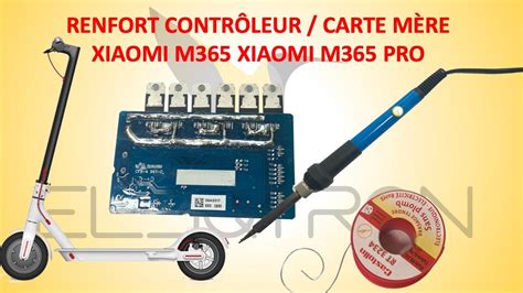 Renfort contrôleur carte mère trottinette électrique xiaomi m365 avec