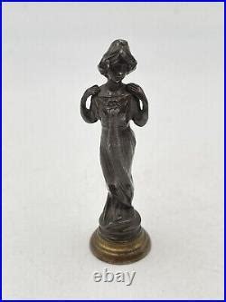 Réf 389 Sceau Cachet Ancien Art Nouveau 1900 Bronze Ancien art nouveau