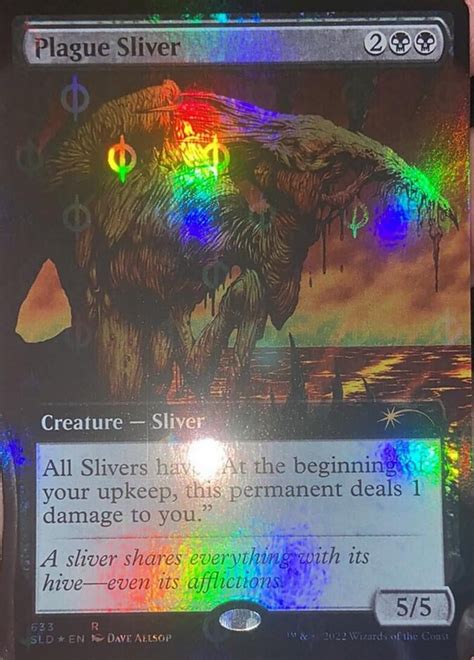 Plague Sliver · Secret Lair Drop Sld 633Φ · Scryfall Magic The