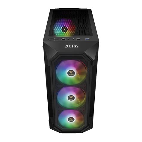 Gamdias Aura GC1 Elite Mesh Negro Caja Torre COOLMOD