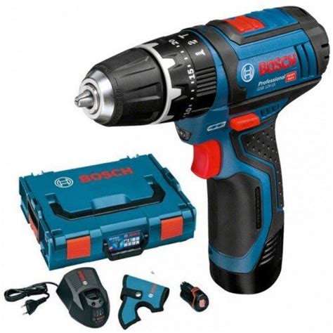 Bosch aku vibraciona bušilica odvrtač GSB 12V 15 Professional kofer