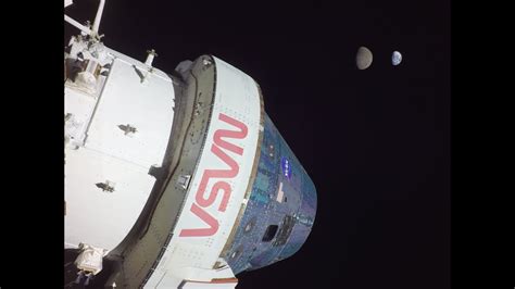 Vista privilegiada nave Orión de la NASA capta un eclipse entre la