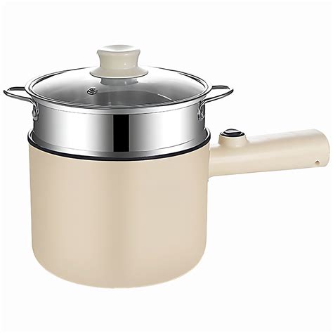 Electric Hot Pot Ramen Cooker Dual Power Mini Portable Multi Functional Lazy Pot For Pasta