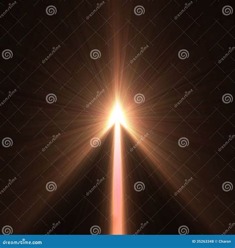 Light Arrow Upward Speed Flare Stock Illustration Illustration Of