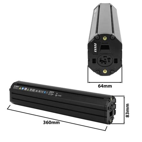 Batterie vélo électrique sur cadre vertical Bosch Powertube 400 Bbp283