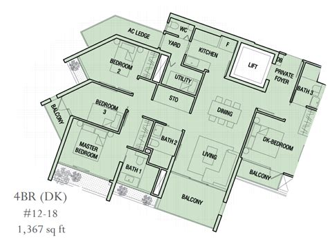 The Crest Floor Plan