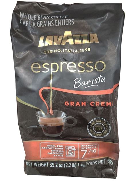 2 Packs Lavazza Espresso Barista Gran Crema Whole Bean Coffee Blend 2 2