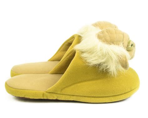 Yoda Slippers | Yoda Star Wars Slippers | Plush Yoda Slipper