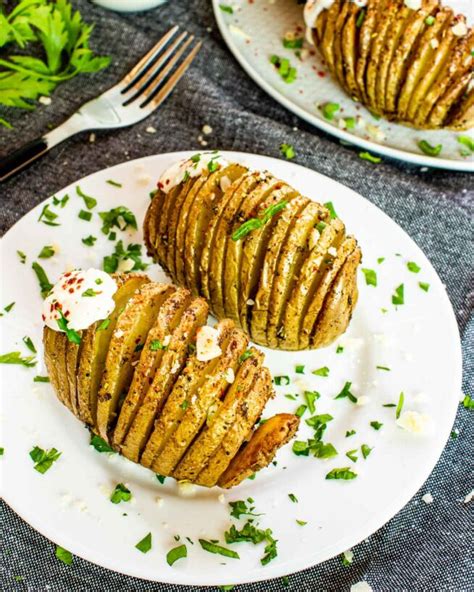 Air Fryer Hasselback Potatoes Craving Home Cooked