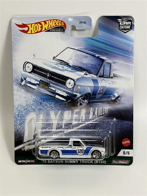 Toy Vehicles Hot Wheels Datsun Sunny Truck B Car Culture Real Riders Hyper Haulers