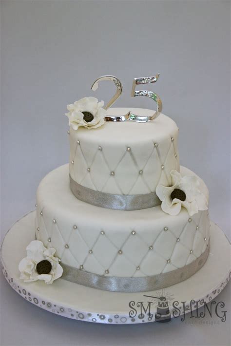 Smashing Cake Designs: Silver Anniversary